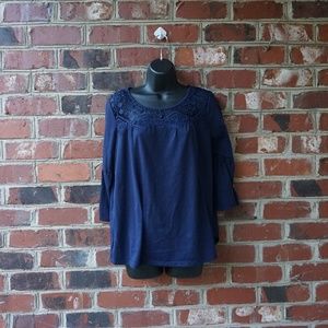 NWOT Tags New Directions Navy Sweater
